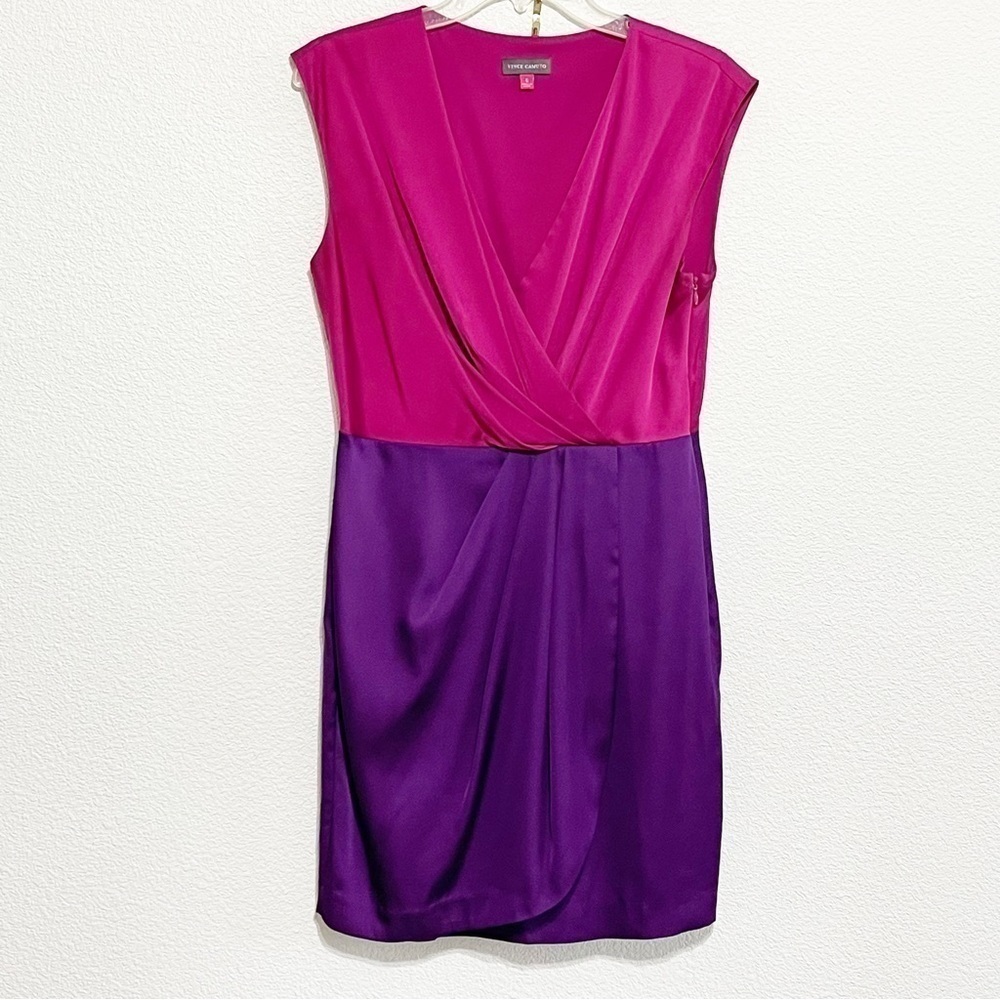 Vince Camuto Woman Rio Pink Sleeveless Dress Size 6